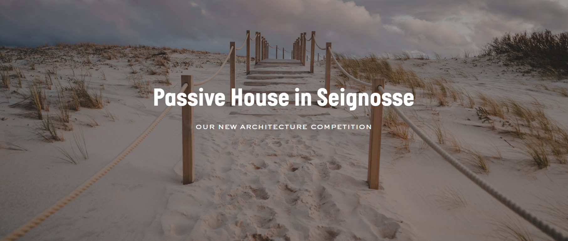 塞格诺斯（Seignosse）被动式节能住宅设计竞赛