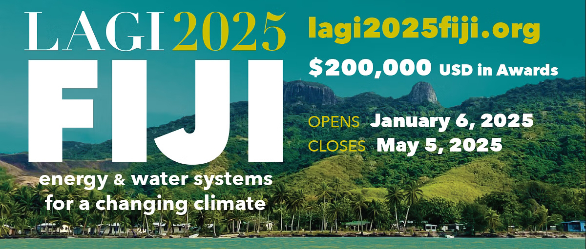 2025 斐济大地艺术发电机计划（LAGI）设计竞赛：岛屿社区的气候适应力