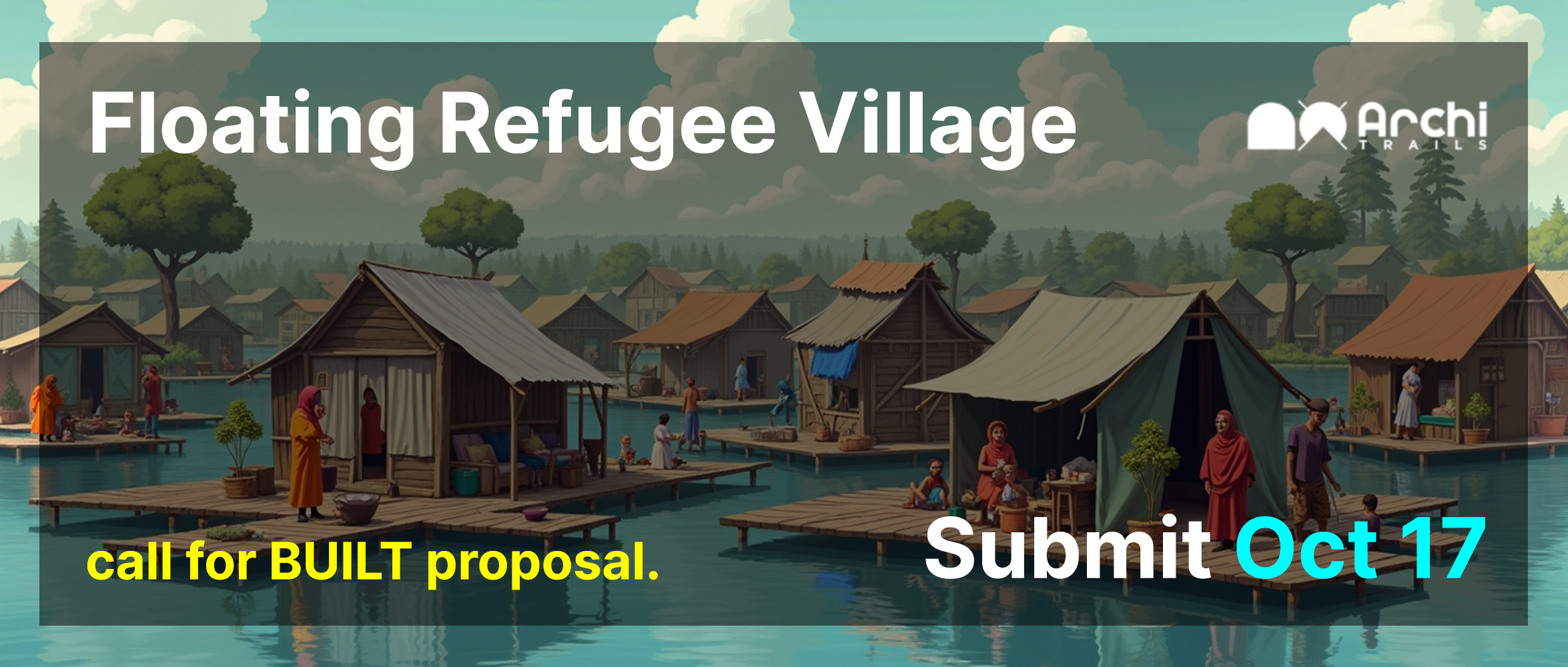 “漂浮难民村（Floating Refugee Village）”设计竞赛