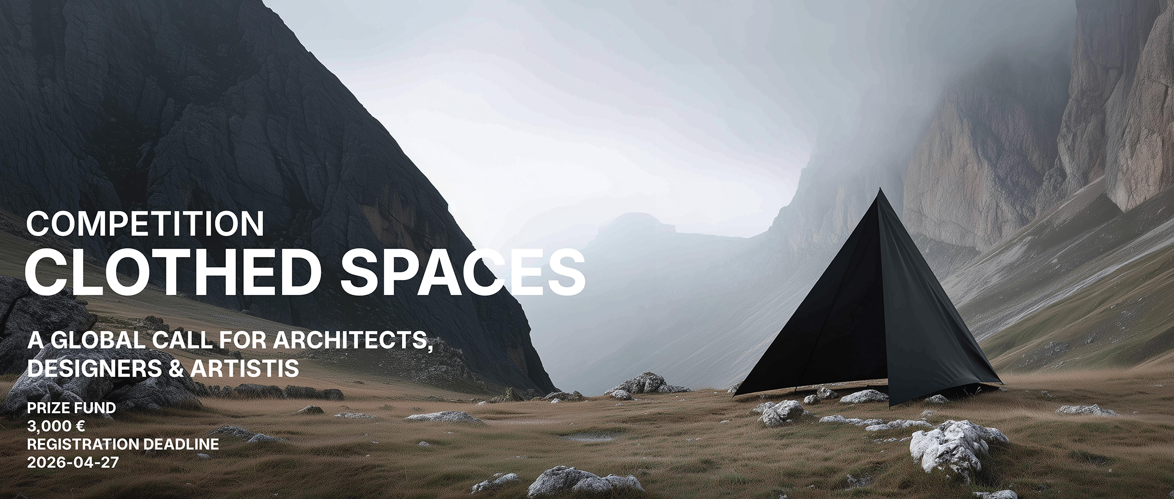  “覆层空间（Clothed Spaces）”——创新山地帐篷设计竞赛